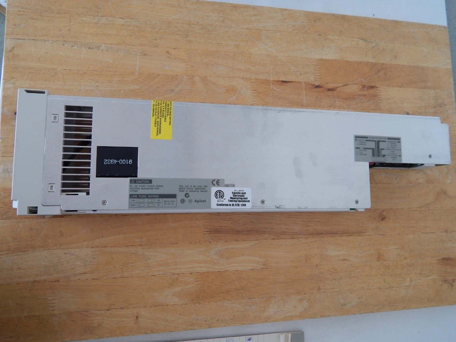 Agilent HP 66101A 0-8V, 16A DC Power Module Agilent HP 66101A 0-8V, 16A DC Power Module
